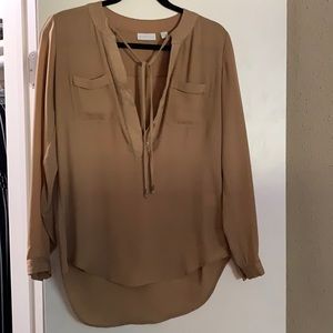 NY&Co tan blouse